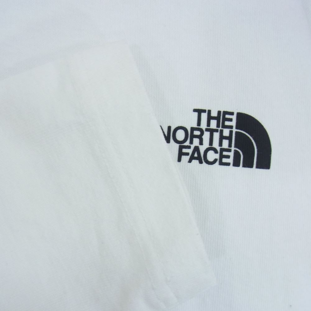 THE NORTH FACE ノースフェイス NT82032 Tested Proven Tee テステッド プルーブン 長袖 Tシャツ ホワイト系 M【中古】