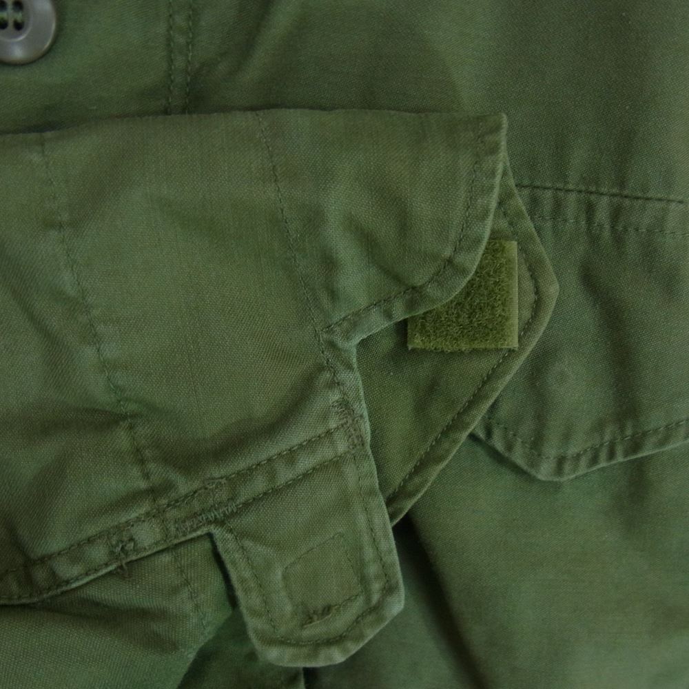 アメリカ軍 82年製 80s 8415-01-062-0677 M-65 フィールド ミリタリー ジャケット カーキ系 XS【中古】