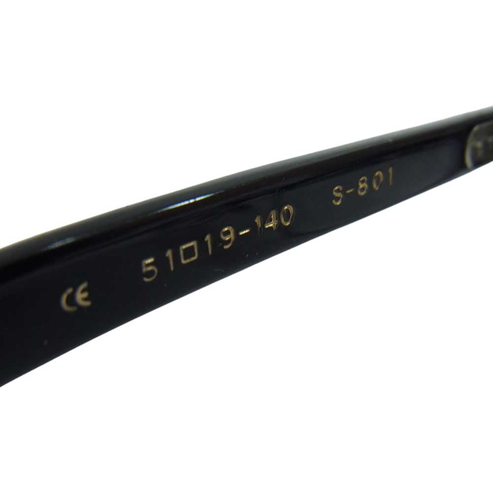 サーモント S-801 51□19-140 度入り 眼鏡 メガネ アイウェア ブラック系【中古】