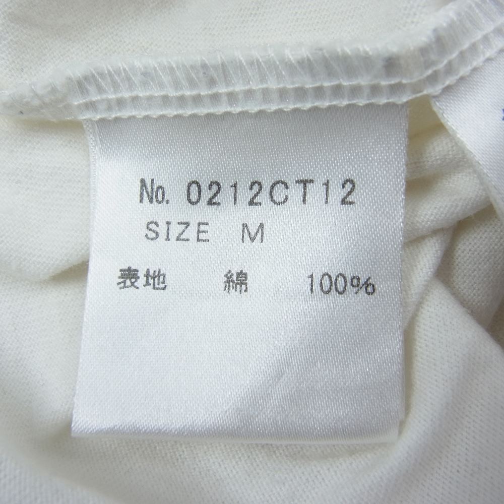 HYSTERIC GLAMOUR ヒステリックグラマー 0212CT12 WHAT DO NAUGHTY GIRLS HIDE ガールプリント クルーネック 半袖 Tシャツ オフホワイト系 M【中古】