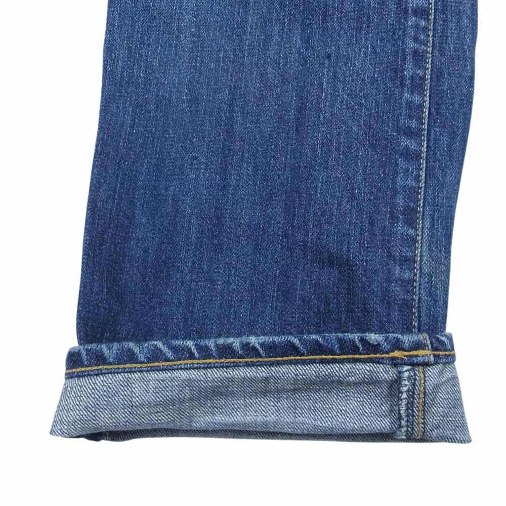 WTAPS ダブルタップス ジップフライ ストレート デニムパンツ インディゴブルー系 S【中古】