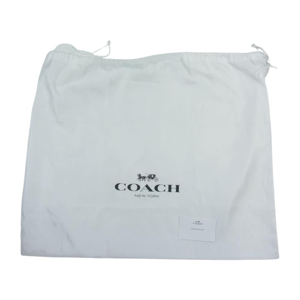 COACH コーチ レザー トートバッグ ブラック系【中古】