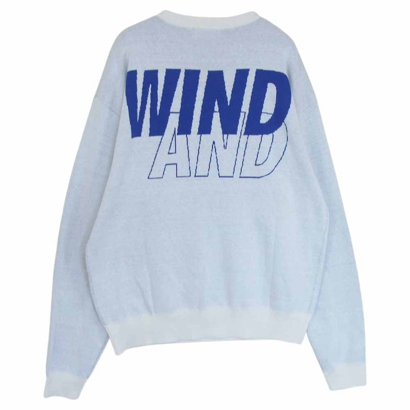 新品★WIND AND SEA  シルク ブレンド ロゴ ニット セーター