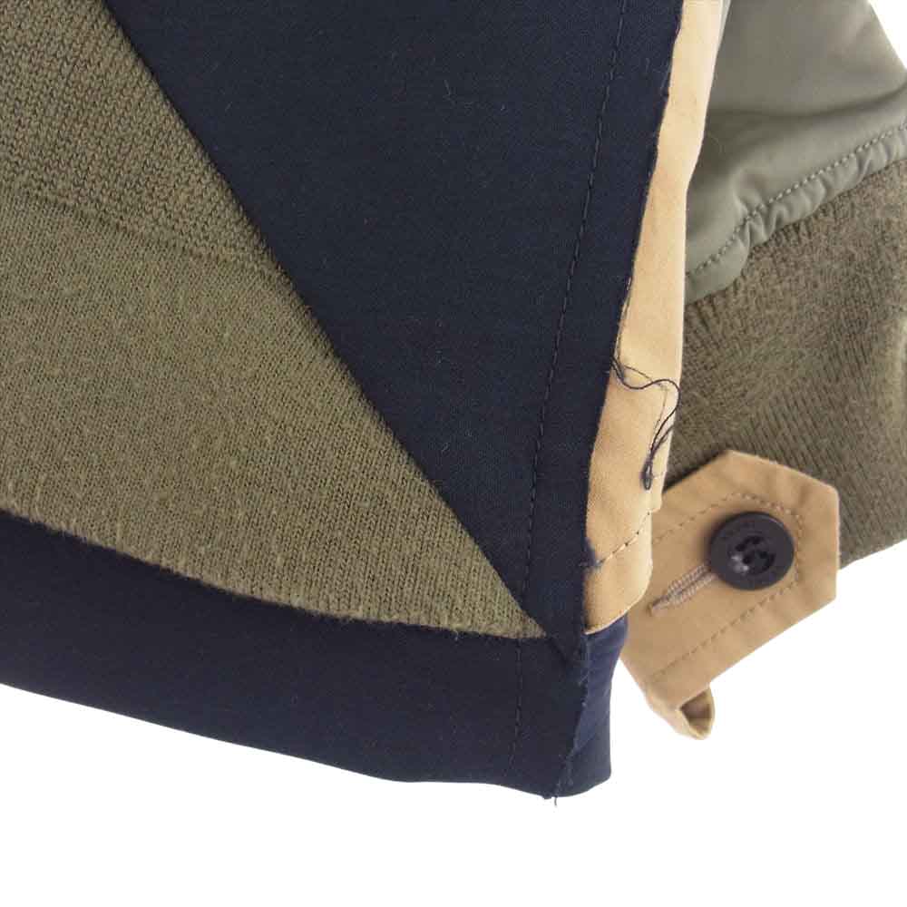 Sacai サカイ 21SS Hank Willias Thomas Solid Mix Blouson ハンクウィリストーマス ソリッド ミックス 再構築 ブルゾン 1【中古】