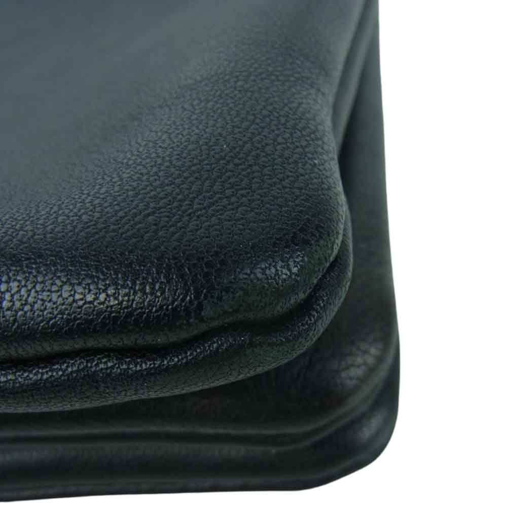 CELINE セリーヌ 192043 TRIO LARGE トリオ ラージ ショルダー バッグ イタリア製 ブラック系【中古】