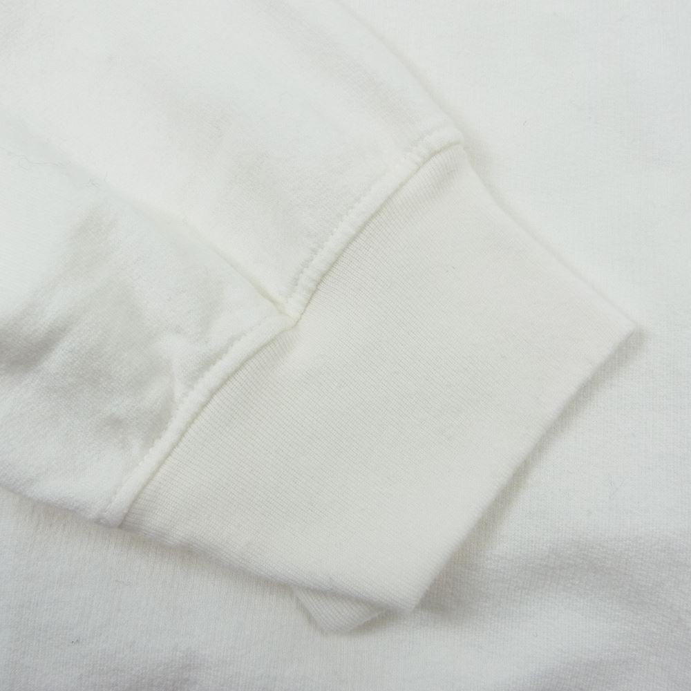 COMOLI コモリ 22AW W03-05008 COTTON SILK CREWNECK コットン シルク クルーネック ラグラン 長袖 Tシャツ ホワイト系 3【極上美品】【中古】