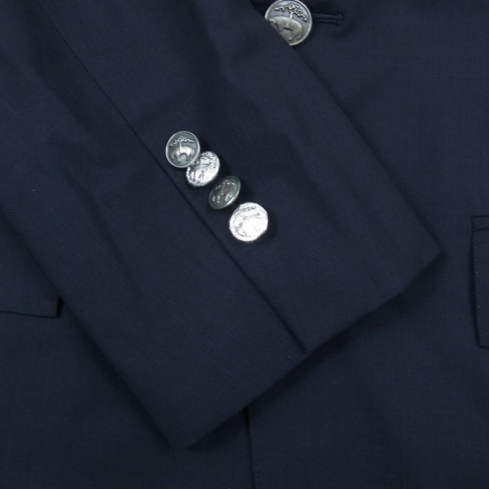 Brooks Brothers ブルックスブラザーズ ウール テーラード ジャケット ネイビー系 36SHT【中古】