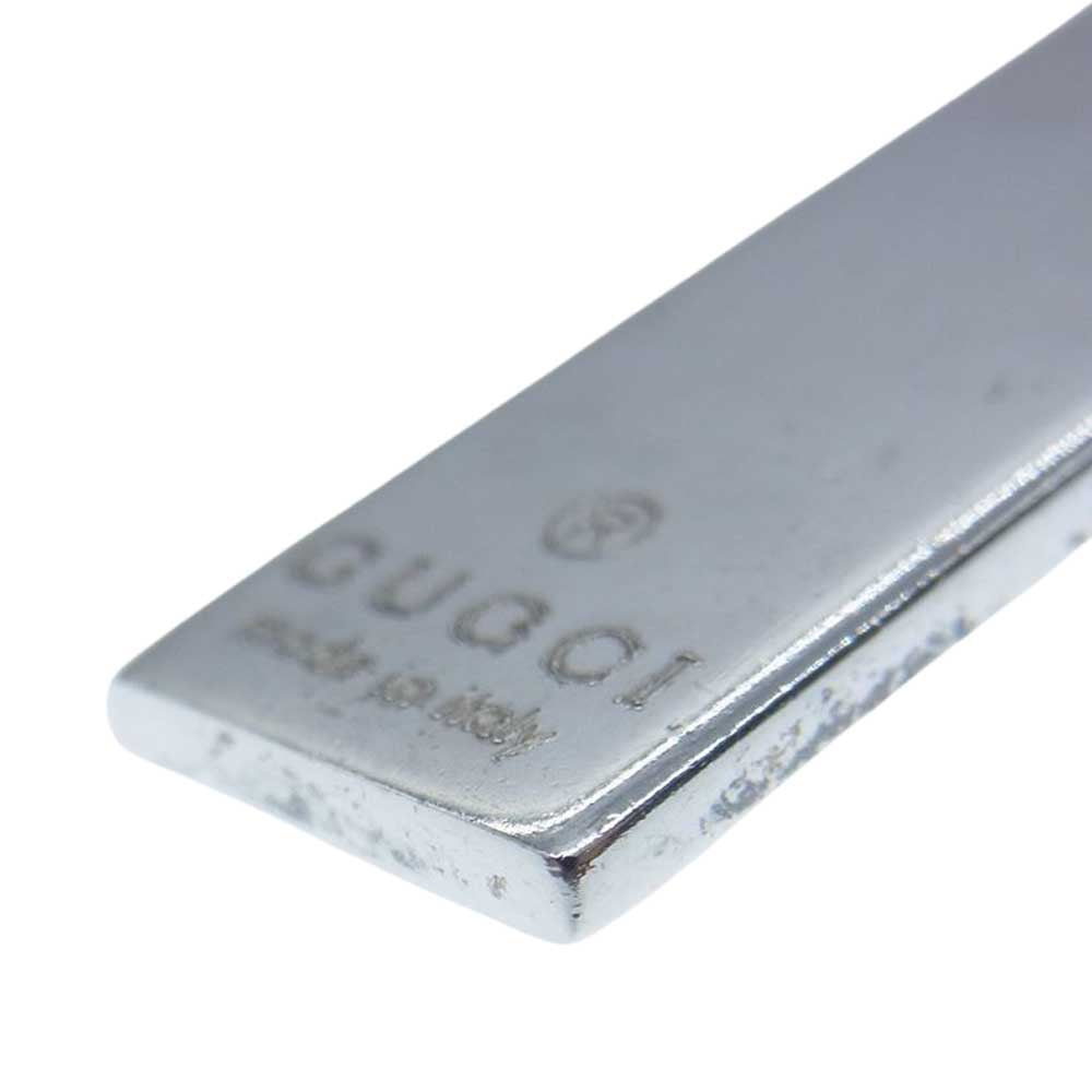 GUCCI グッチ プレート ペンダント トップ スターリング シルバー 925 シルバー系【中古】