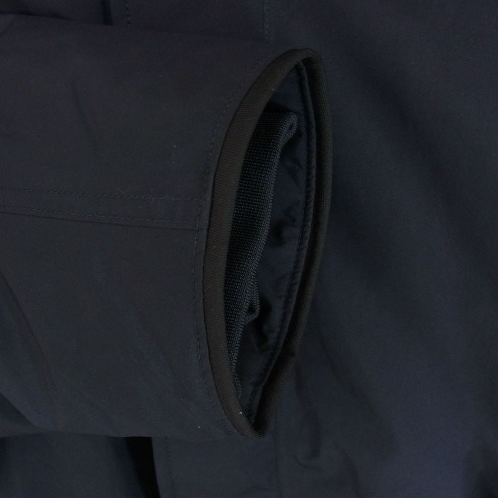 nanamica ナナミカ 22AW SUBF277 GORE-TEX Long Down Coat フーディ ロング フィッシュテール ダウン コート ネイビー系 M【中古】