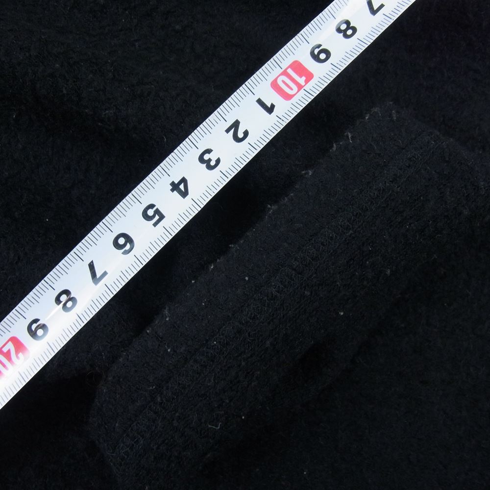 COMOLI コモリ 19AW Q03-05017 シルク プルオーバー フリース トップ ブラック系 2【中古】