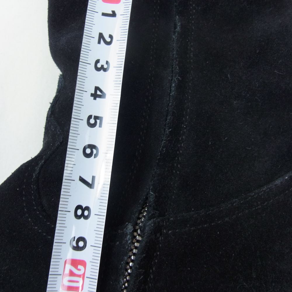 MINEDENIM マインデニム 2114158 × nonnative ノンネイティブ SIDE ZIP BOOTS サイドジップ スエード ブーツ ブラック系 40【中古】