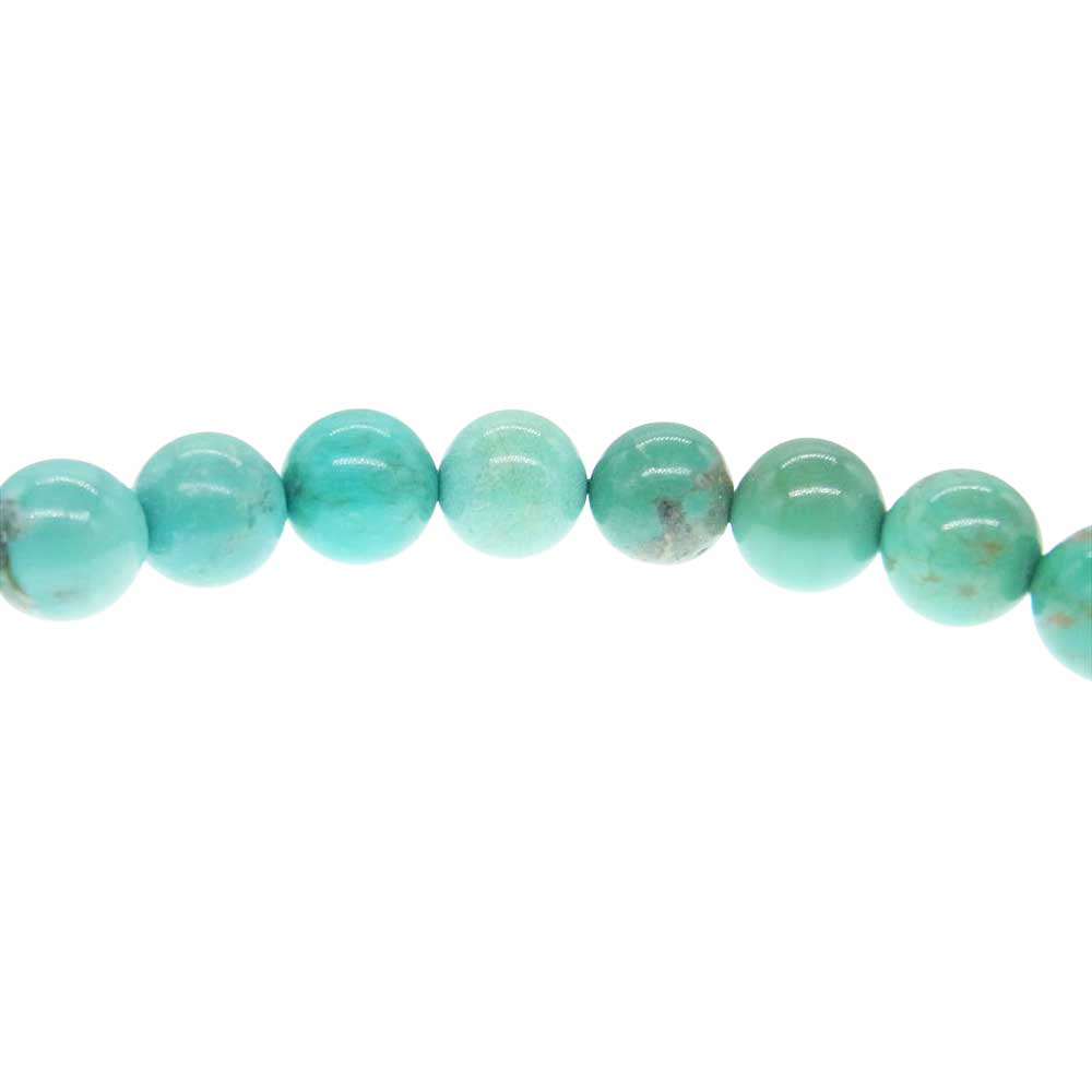 CHROME HEARTS クロムハーツ(原本無) BEAD 8mm ビーズ ブレスレット ターコイズ ターコイズブルー系【中古】