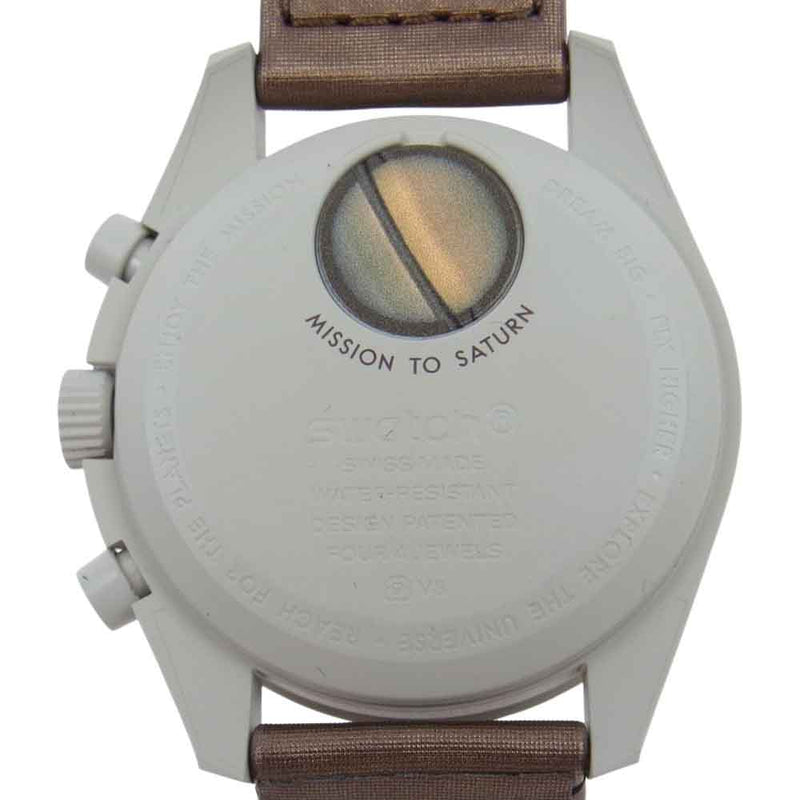 OMEGA オメガ Swatch スウォッチ BIOCERAMIC MoonSwatch Mission to Saturn バイオセラミック  ムーンスウォッチ ミッション トゥー サターン 時計【新古品】【未使用】【中古】