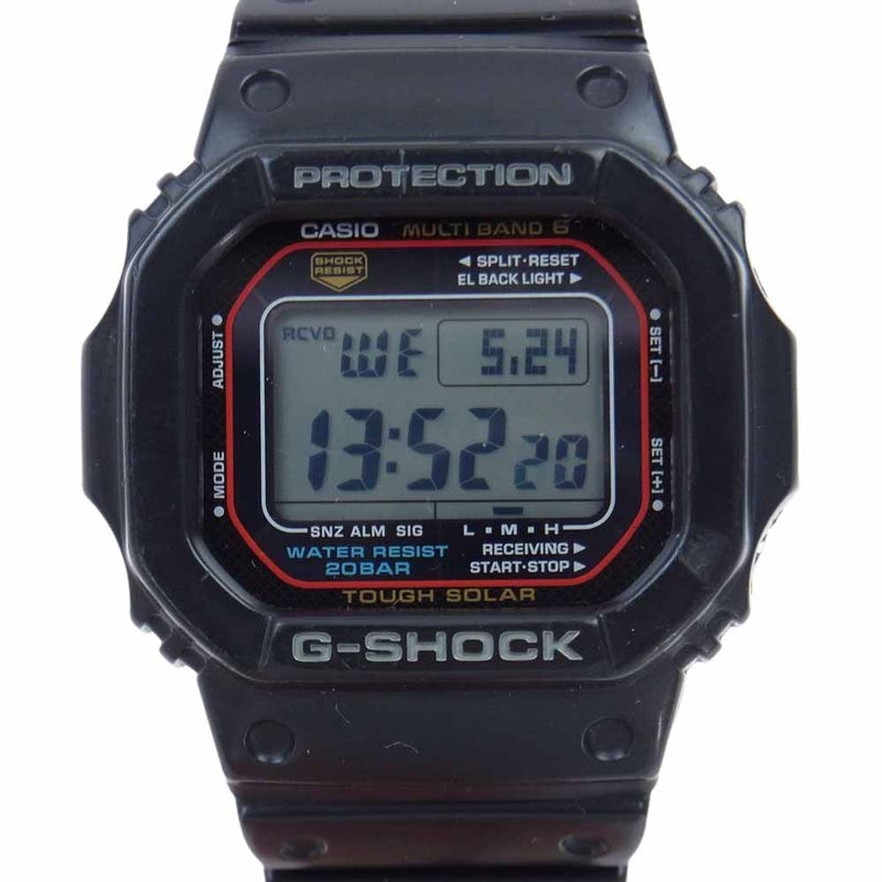 CASIO G-SHOCK カシオ ジーショック GW-M5610 デジタル ラバー ソーラー ウォッチ 腕時計 ブラック系【中古】