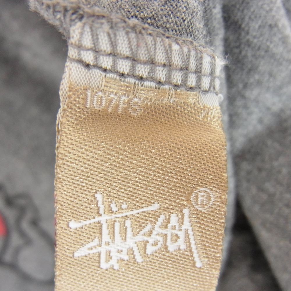 NEIGHBORHOOD ネイバーフッド × STUSSY 15TH ANNIVERSARY’EVIL THINGS プリント 半袖 TEE Tシャツ グレー系 3【中古】
