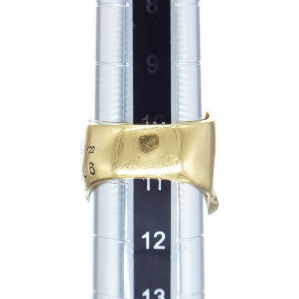 STARLIN GEAR スターリンギア 22K スタイラー スリックスター リング ゴールド系 11号【中古】