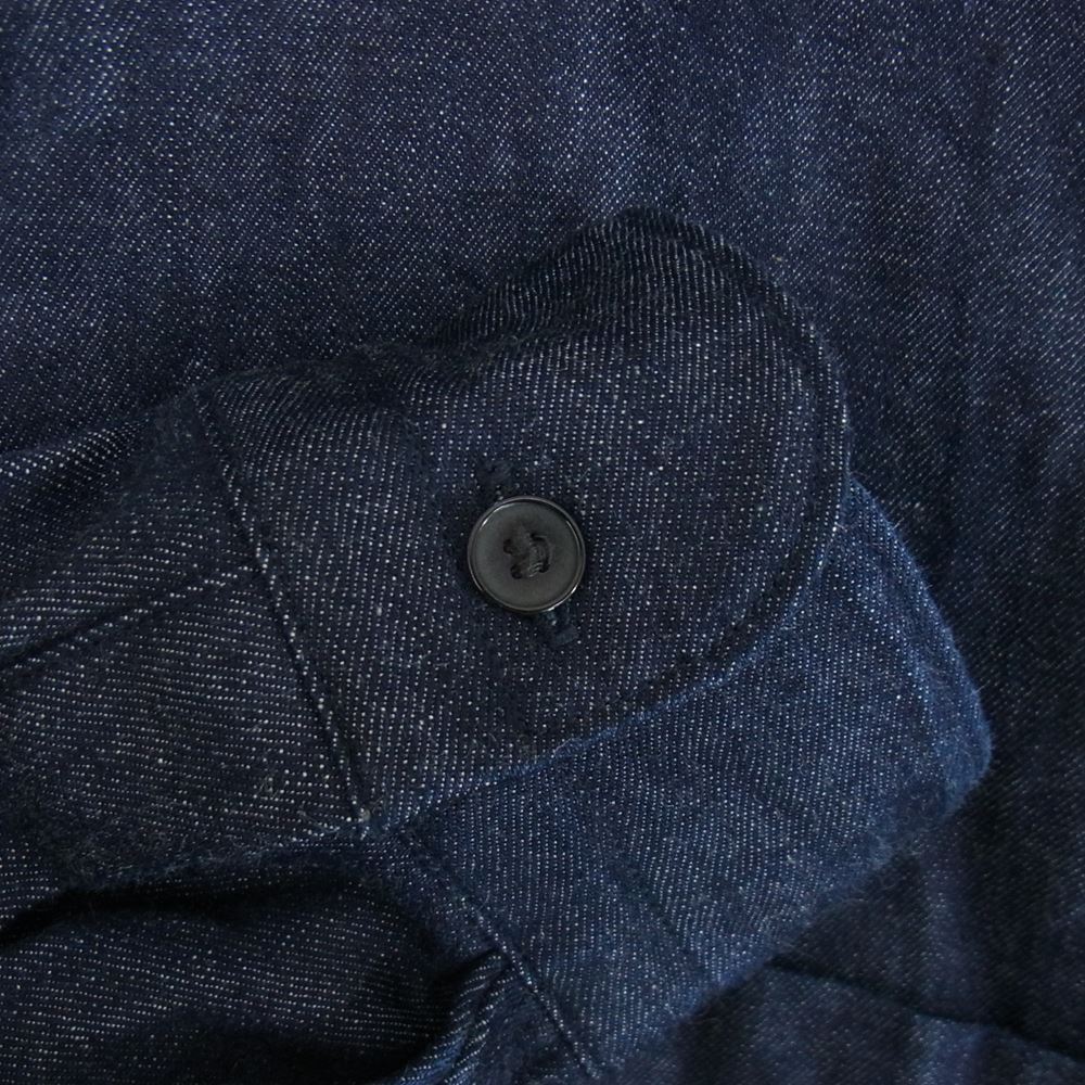 COMOLI コモリ 22AW W03-02004 デニム コモリ シャツ ネイビー系 2【美品】【中古】
