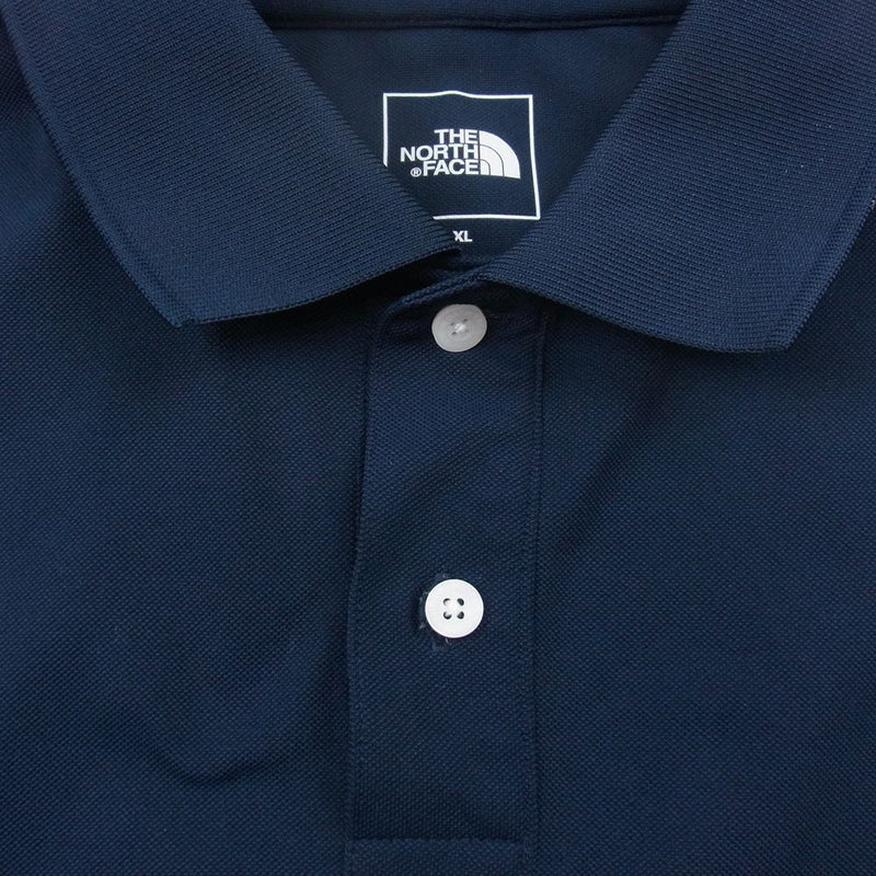 THE NORTH FACE ノースフェイス NT22231 S/S Biz Polo ショートスリーブビズ ポロ シャツ ネイビー ネイビー系  XL【中古】