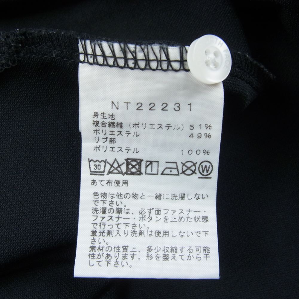 THE NORTH FACE ノースフェイス NT22231 S/S Biz Polo ショートスリーブビズ ポロ シャツ ブラック ブラック系 XL【中古】
