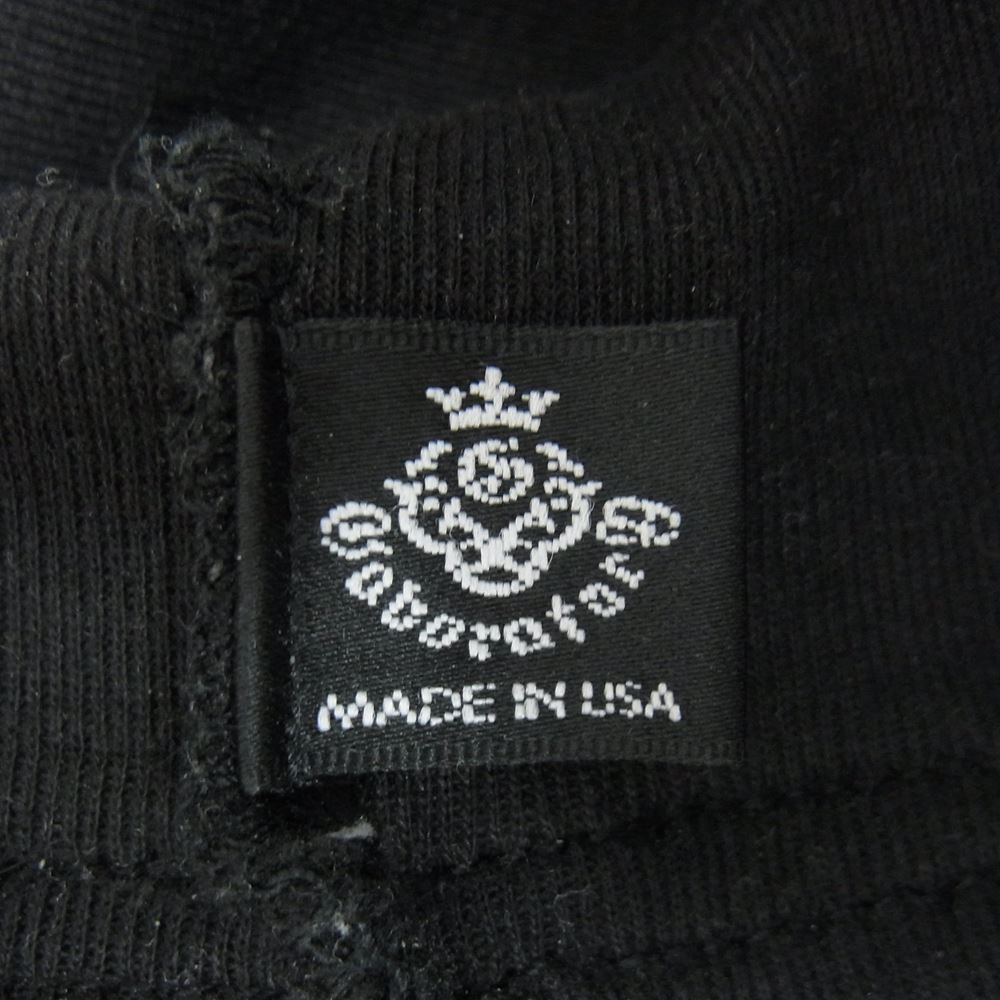 GABOR ガボール ロゴ 刺繍 ワッフル ニット帽 ビーニー ブラック系【中古】