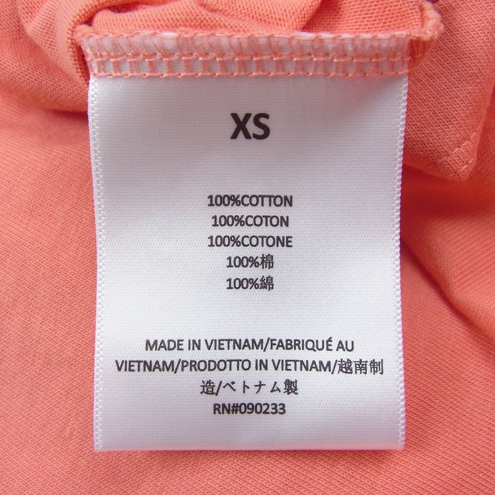 フィアオブゴッド 23SS ESSENTIALS エッセンシャルズ Crewneck T-Shirt フロント ロゴ クルーネック 半袖 Tシャツ ピンク系 XS【美品】【中古】