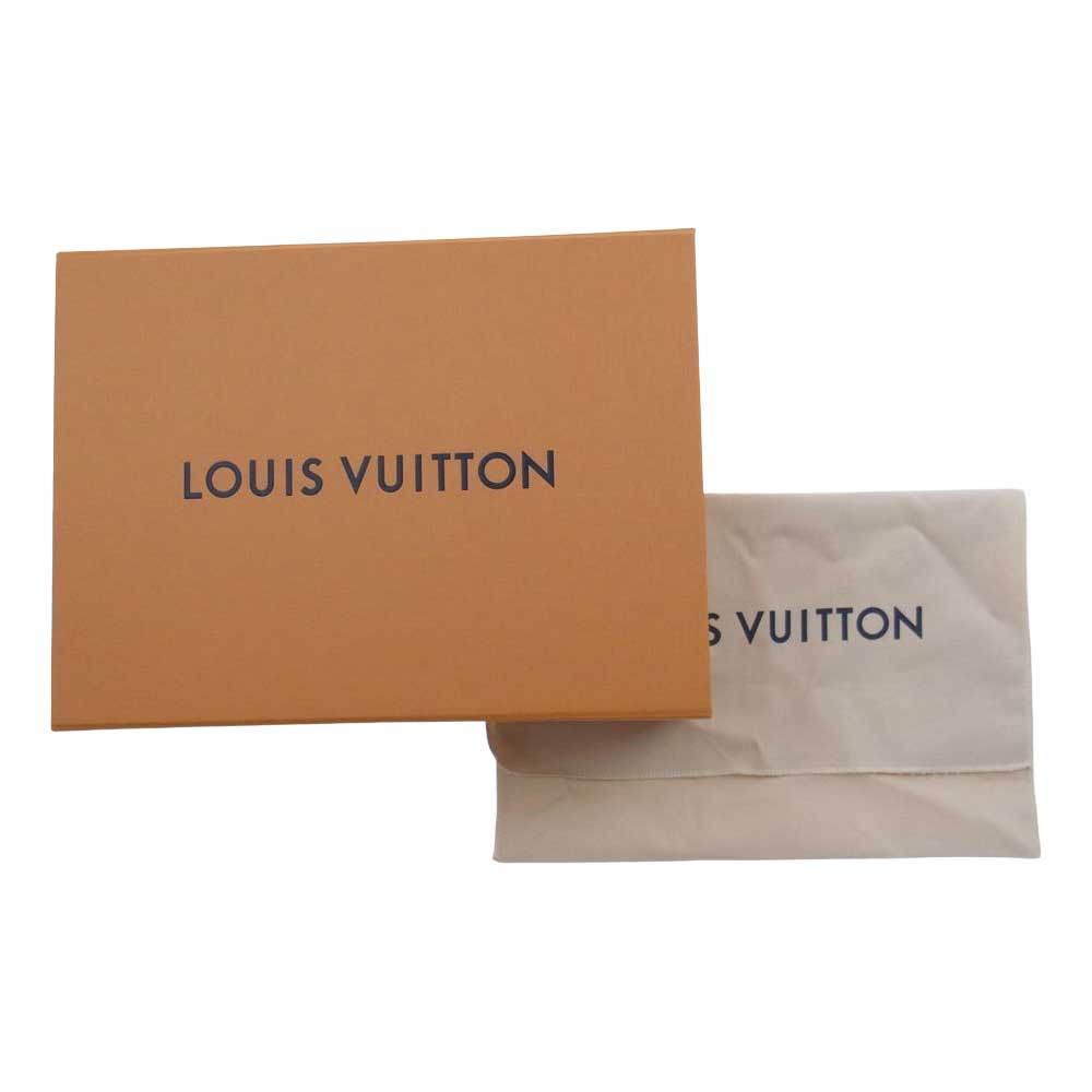 LOUIS VUITTON ルイ・ヴィトン M30441 ポシェット カサイ タイガ レザー LVロゴ クラッチ バック ブラック系【中古】