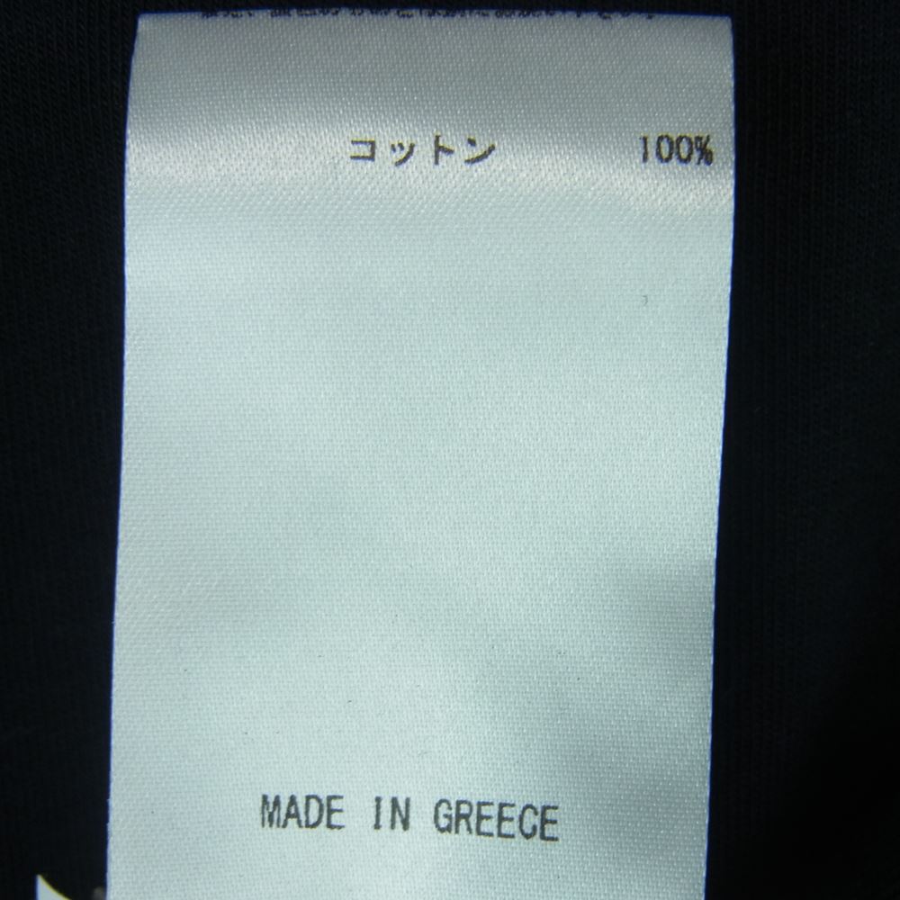 JIL SANDER ジルサンダー KK JM ZN 0004 モックネック コットンオーバーサイズ 半袖 Tシャツ ギリシャ製 ブラック系 XS【美品】【中古】