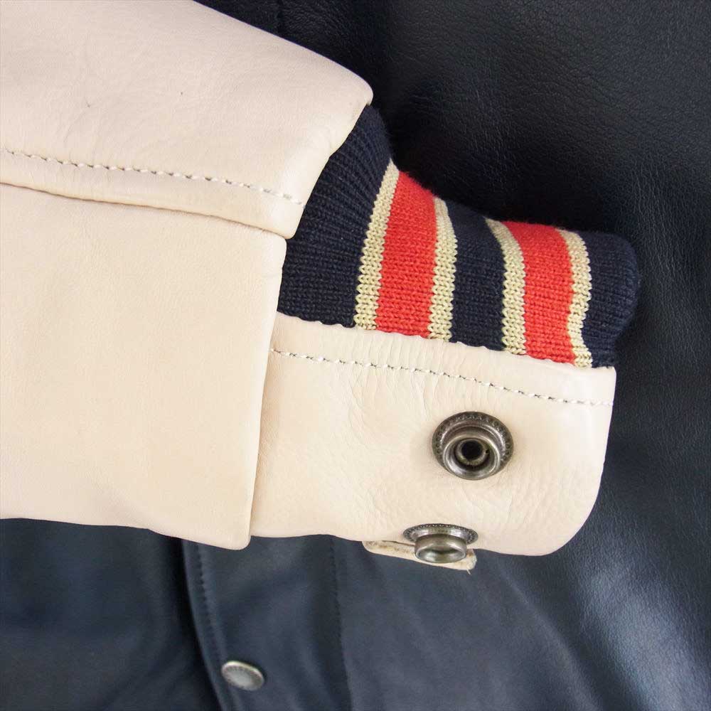 ヘルストン CHEYENNE シャイアン ラグ レザー ジャケット マルチカラー系 M【中古】