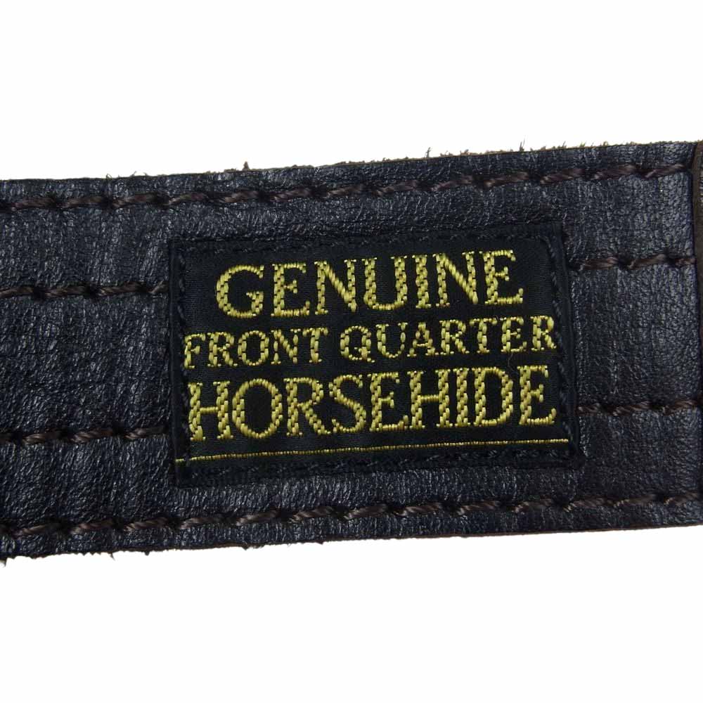 ウエストライド ライディング ホースハイド レザー ショルダーバック ブラック系【中古】