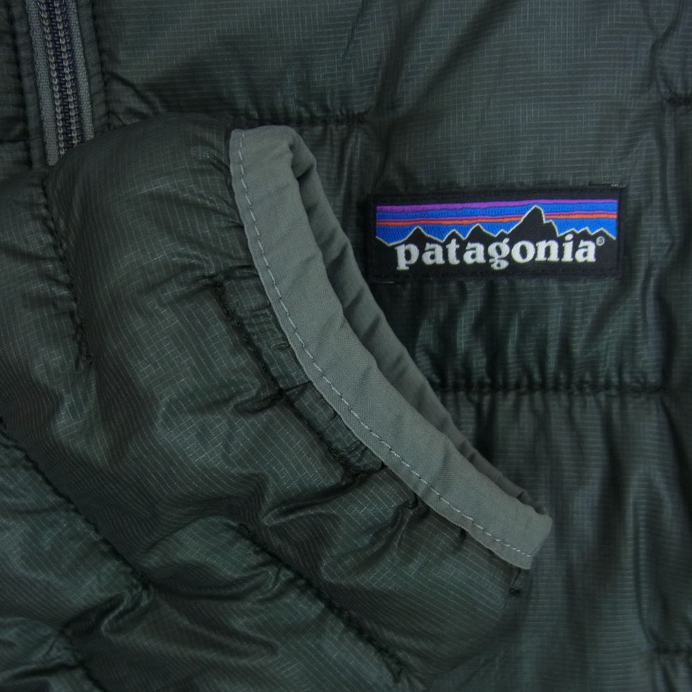 patagonia パタゴニア 19AW 84030 MICRO PUFF HOODIE マイクロ パフ フーディ ジャケット グリーン系 S【中古】