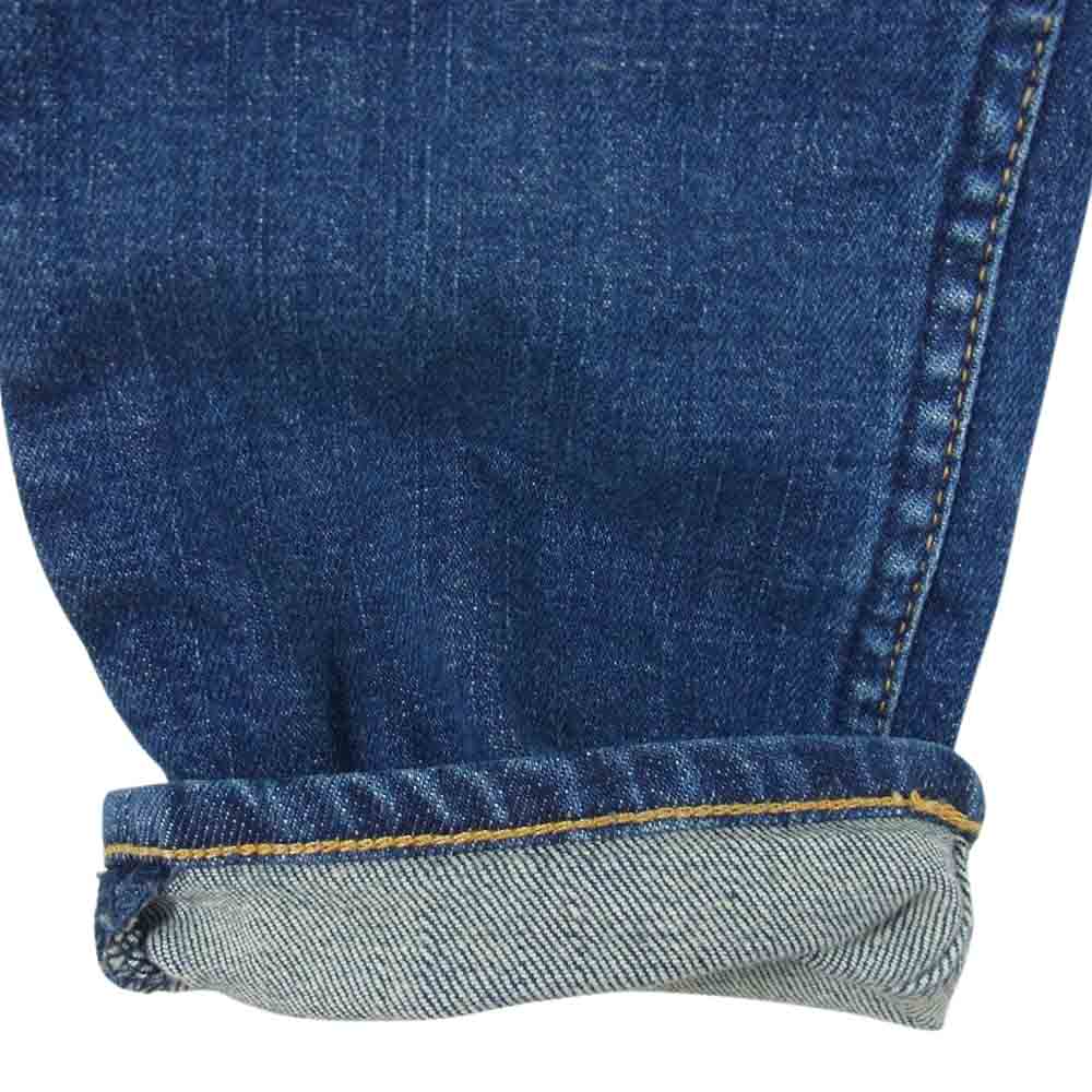 MINEDENIM マインデニム FPK107NUD S.Slim STR 5pocket USD スリム ユーズド加工 5ポケット デニム パンツ インディゴブルー系 7【中古】