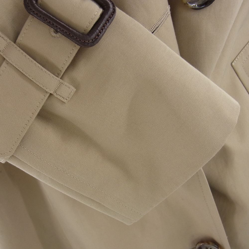 THE FLAT HEAD ザフラットヘッド MK LABEL ウール ライニング ライナー付き トレンチ コート ベージュ系 36【中古】