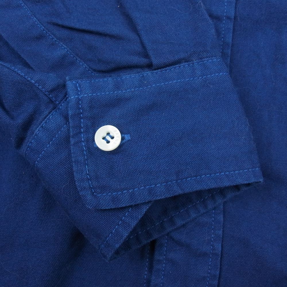 バーンズアウトフィッターズ ボタンダウン 長袖 シャツ ネイビー ネイビー系 M【中古】