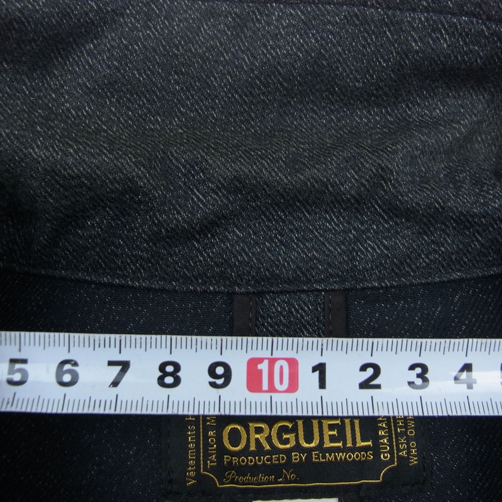 ORGUEIL オルゲイユ OR-4012 Suck Jacket サック ジャケット ネイビー系 38【中古】