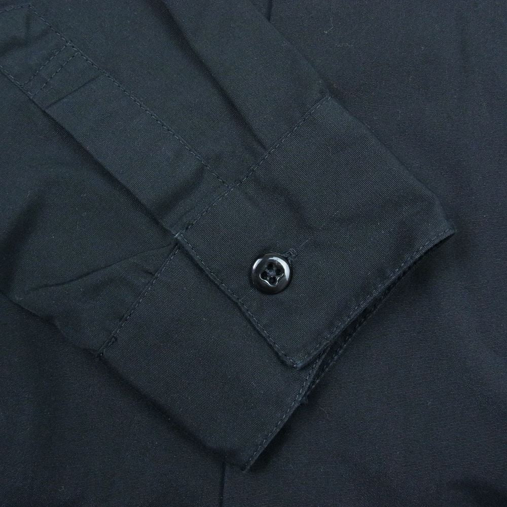 NEIGHBORHOOD ネイバーフッド 17AW 172TSNH-SHM03 CLASSIC WORK SHIRT クラッシック ワークシャツ ワッペン ブラック系 L【中古】