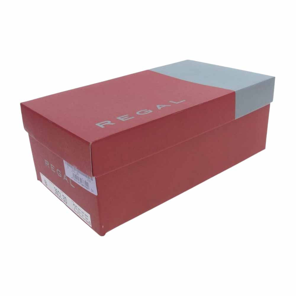 REGAL リーガル 36CL Uチップ GORE-TEX ゴアテックス 防水 ビジネス シューズ ブラック系 25EEE【中古】