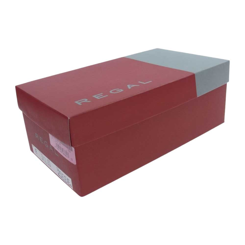 REGAL リーガル 34CL プレーントウ GORE-TEX ゴアテックス 防水 ビジネス シューズ ブラック系 25EEE【新古品】【未使用】【中古】
