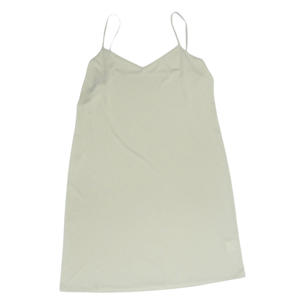 theory セオリー 日本製 SL CINCH SHIRT DR ノースリーブス シャツ ワンピース ベージュ系 S【新古品】【未使用】【中古】