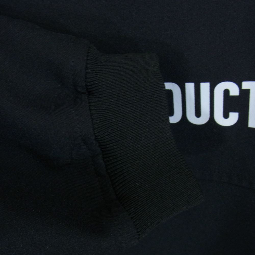 COOTIE クーティー CTE-21A309 Polyester Twill Football L/S Tee ポリアステルツイル フットボール ロングスリーブ Tシャツ ブラック系 S【美品】【中古】