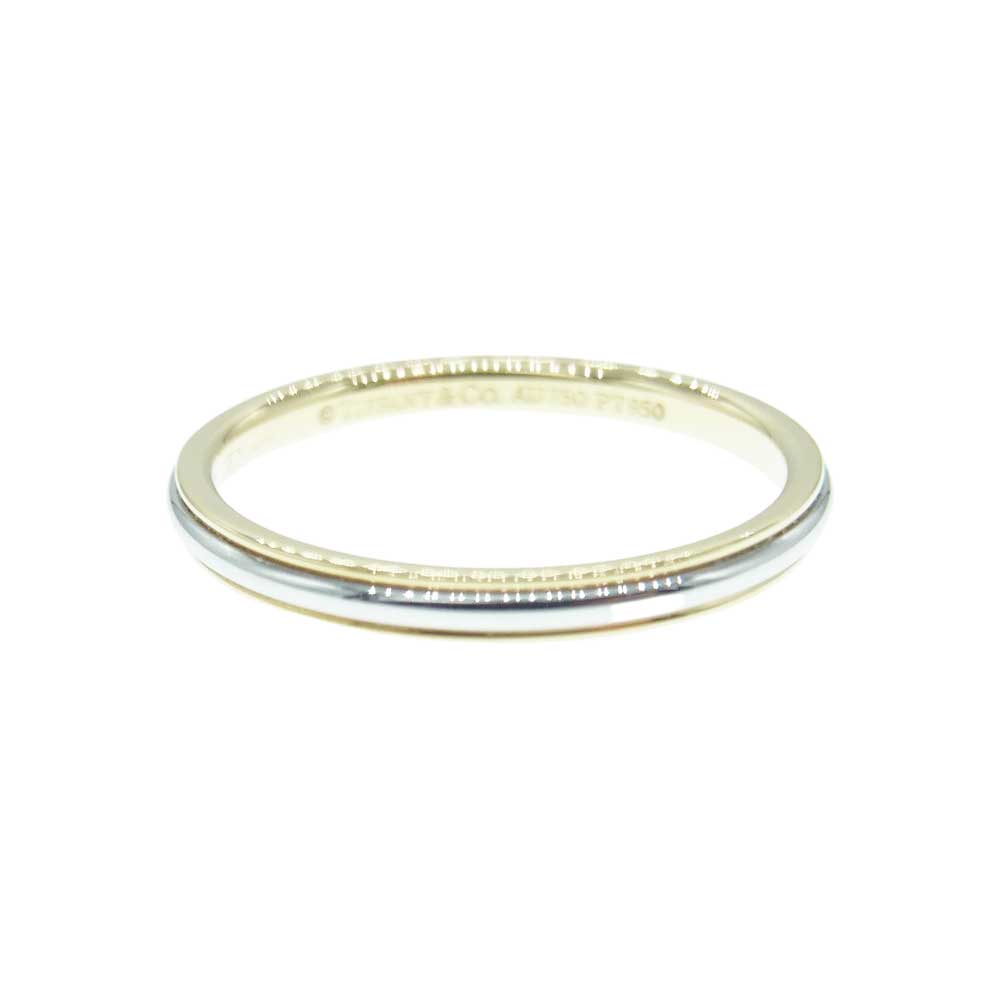 TIFFANY&Co.ティファニー Pt950クラッシックバンドリング 14号 Tiffany