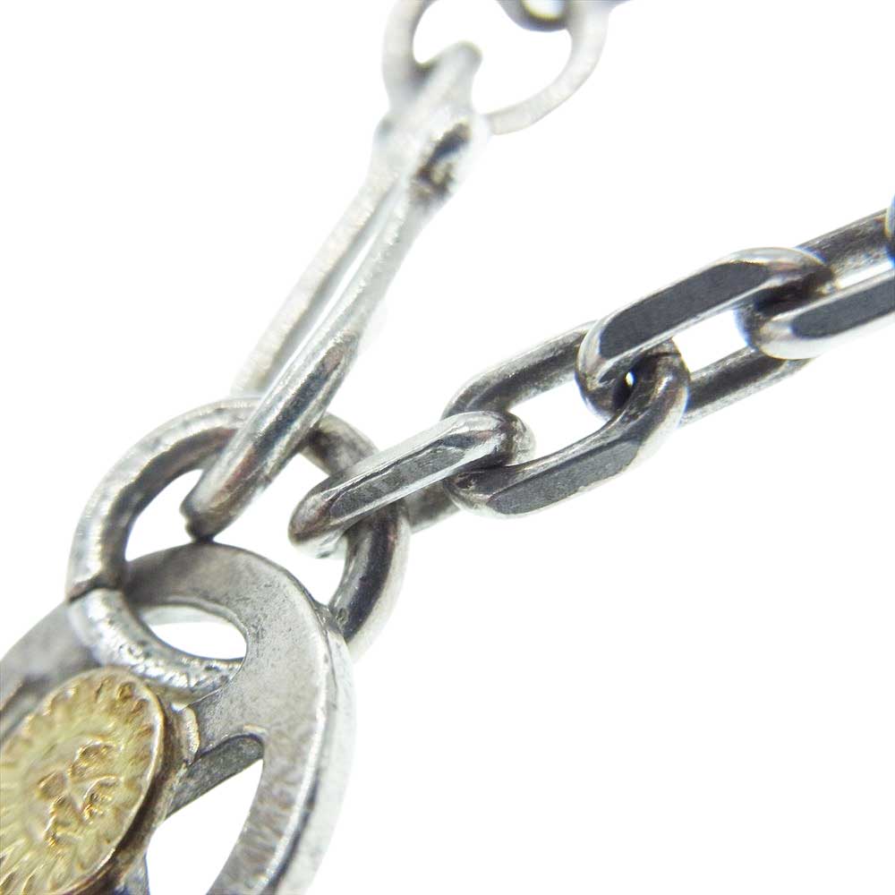 WINGROCK ウィングロック K18ホイール付き チェーン ネックレス シルバー系【中古】