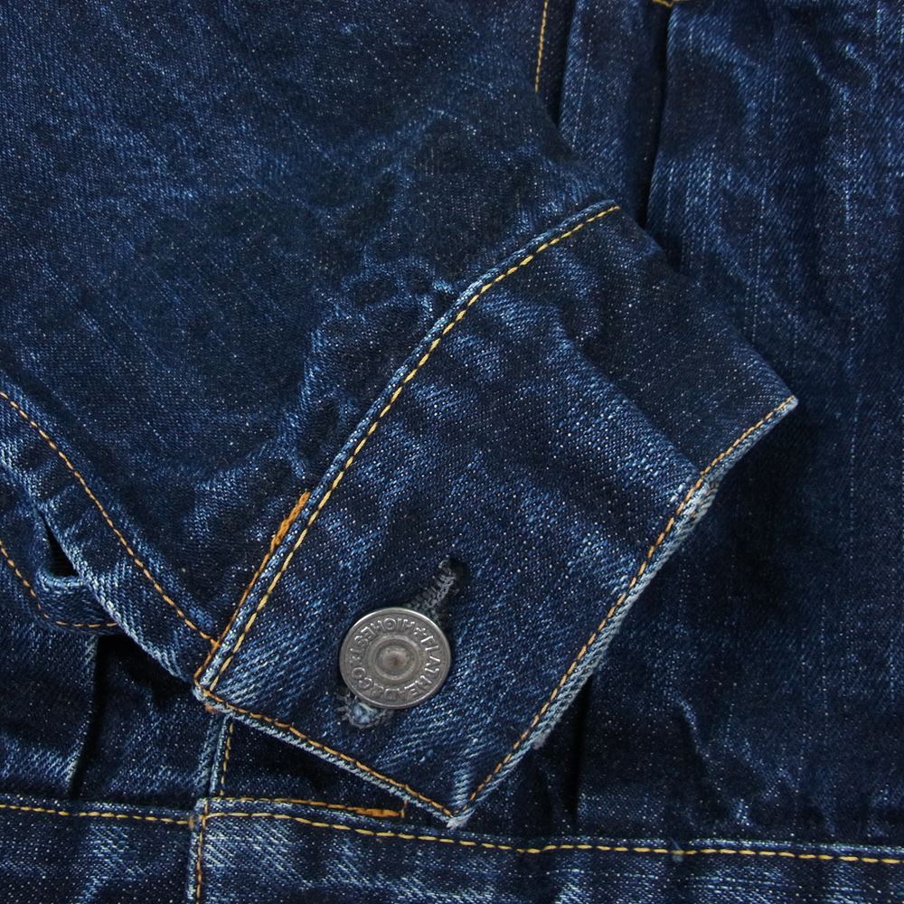 THE FLAT HEAD ザフラットヘッド 6002 2nd Type デニム ジャケット インディゴブルー系 38【中古】