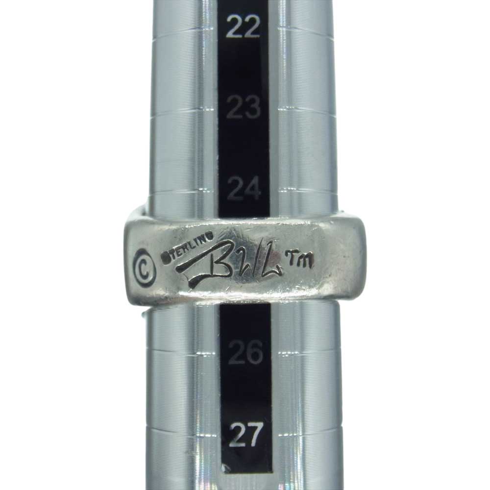 BILL WALL LEATHER ビルウォールレザー × FLAT HEAD フラットヘッド F ロゴ シルバー リング シルバー系 25号【中古】