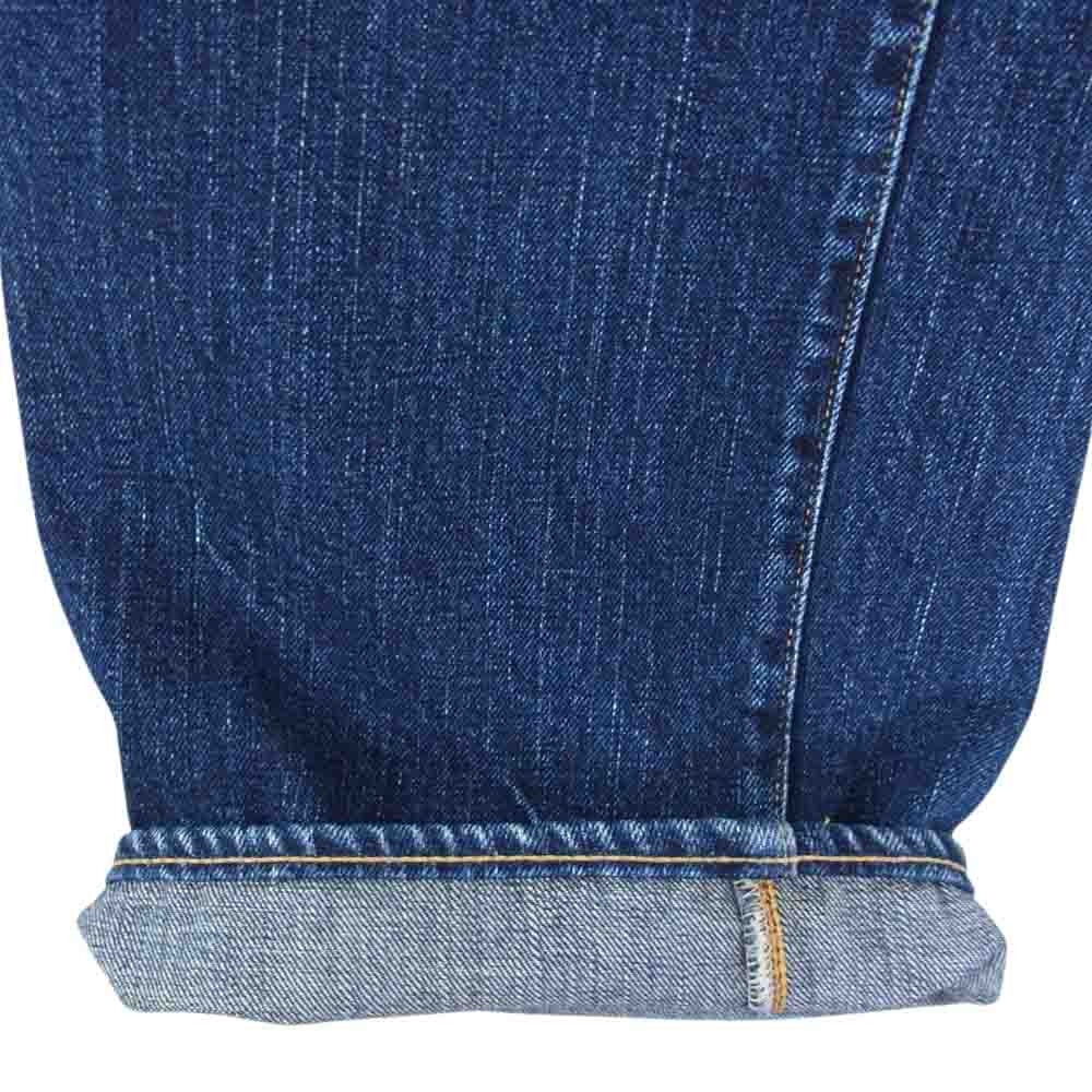 THE FLAT HEAD ザフラットヘッド 3005SPC デニム ボタンフライ ストレート パンツ インディゴブルー系 36【中古】