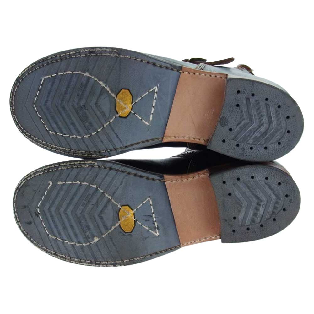 THE FLAT HEAD ザフラットヘッド FN-FB-001 茶芯 HORSE HIDE ENGINEER ホースハイド エンジニアブーツ ブラック系 ブラウン系 US9【中古】