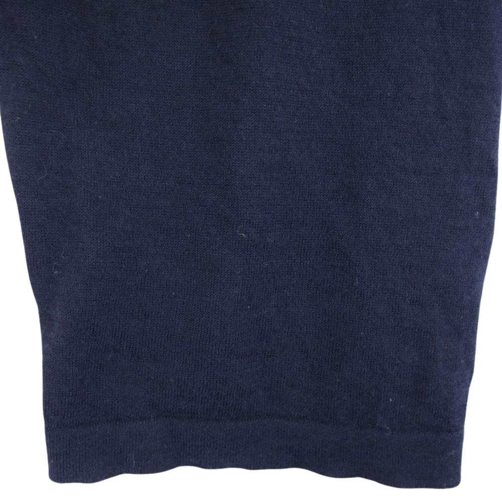 COMOLI コモリ 20SS R01-06006 カシミヤ シルク ニット パンツ ダークネイビー系 3【中古】