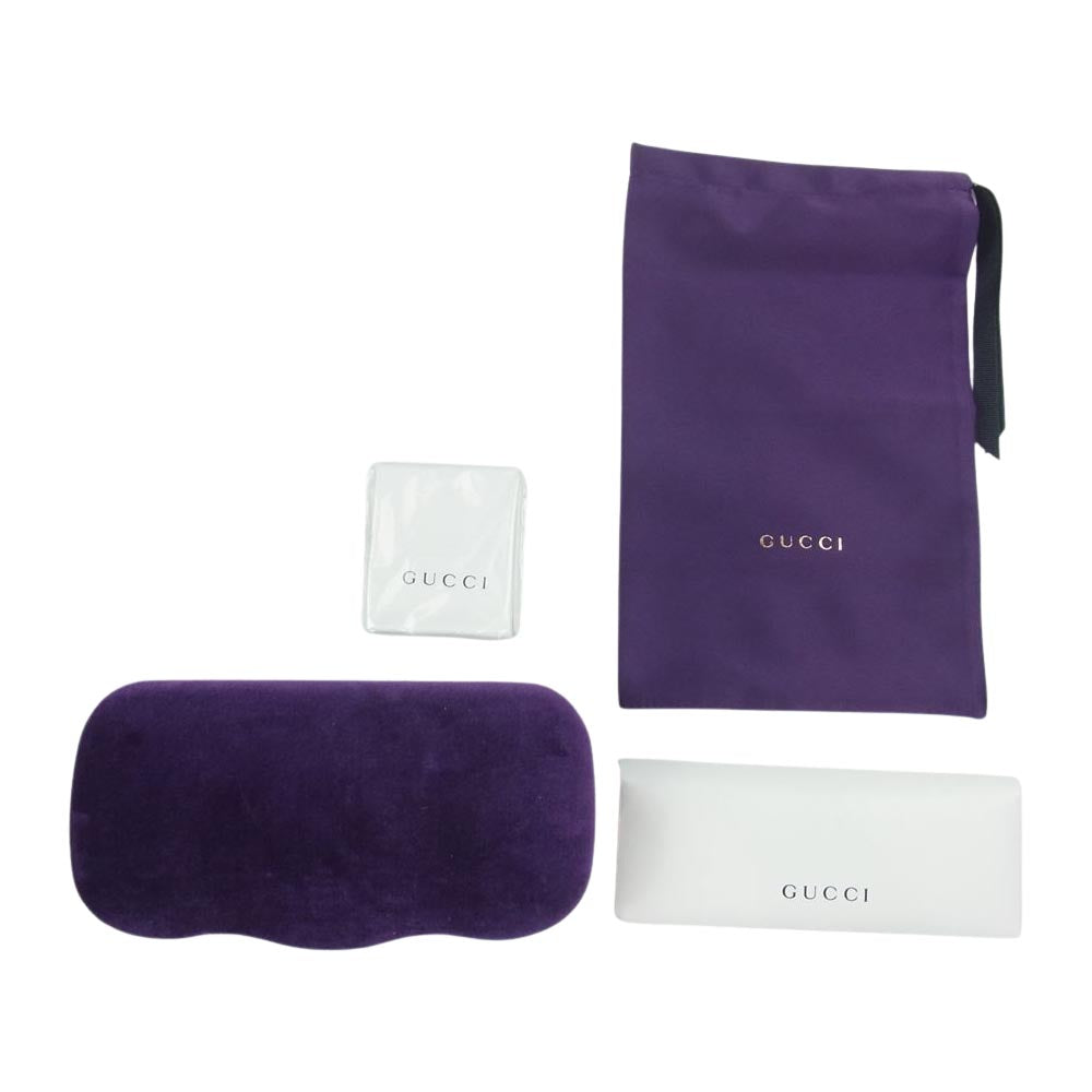 GUCCI グッチ GG0440S ティアドロップ サングラス アイウェア ゴールド系 61□10-145【中古】