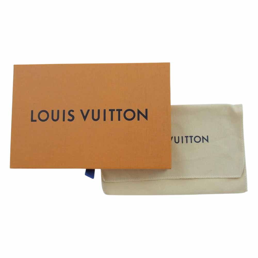 LOUIS VUITTON ルイ・ヴィトン N60388 × NIGO ニゴ ヴァージルアブロー PORTE-MONNAIE ET PORTE-CARTES DUCK 鴨 LVスクエアード コインケース ダミエジャイアント ブラック系 ブラウン系【美品】【中古】