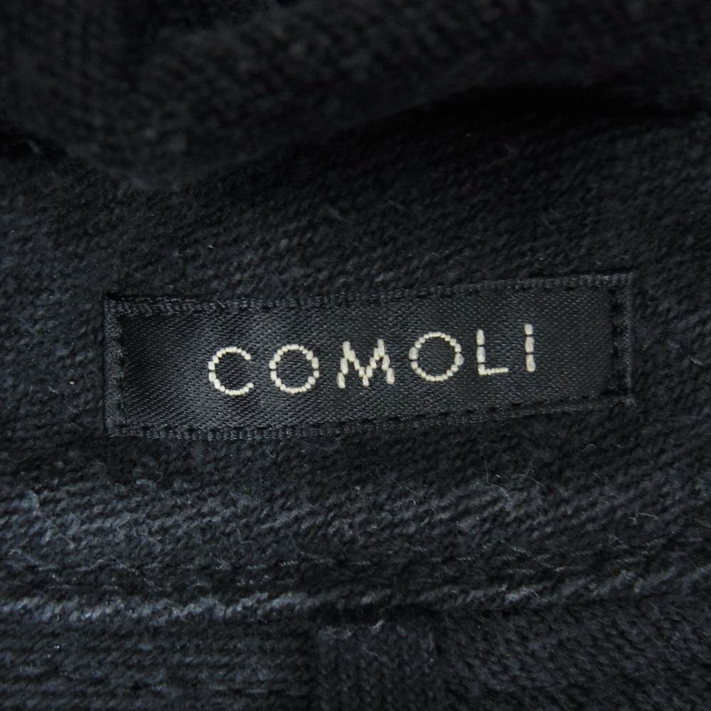 COMOLI コモリ 21SS T01-07002 シルク ネップ ハット ブラック系【中古】