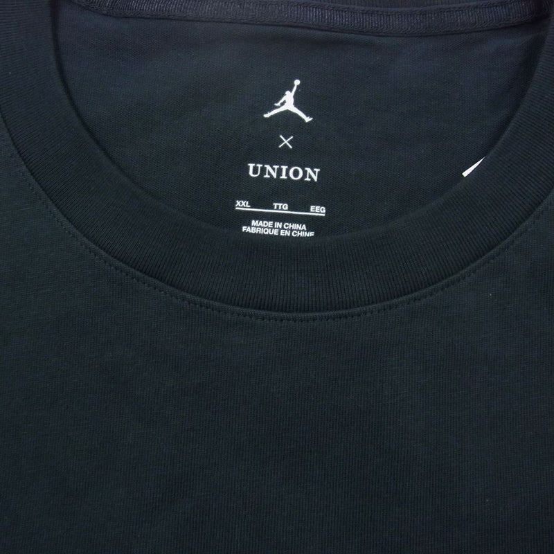 ジョーダン ユニオンTシャツ XL ブラックTシャツ/カットソー(半袖/袖なし)